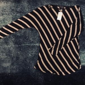 Inc International Concepts striped dolman tunic
